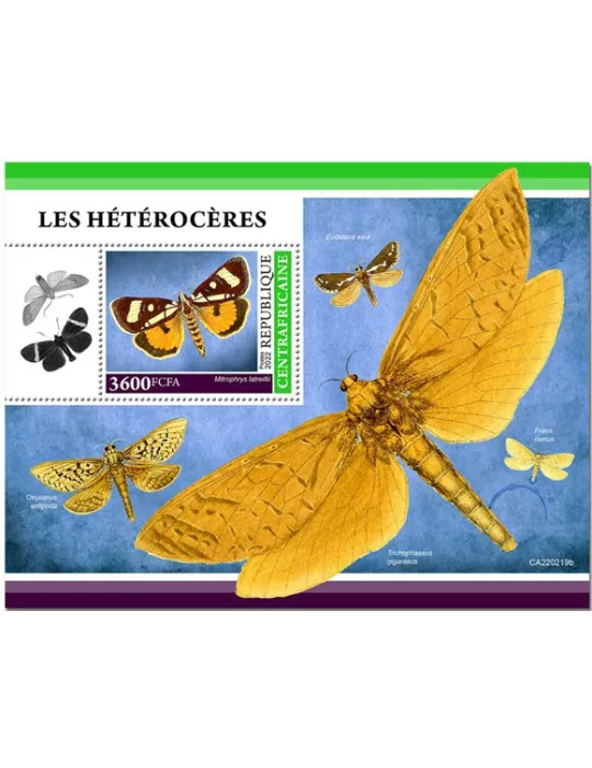 n° 2019 - Timbre CENTRAFRIQUE Blocs et feuillets