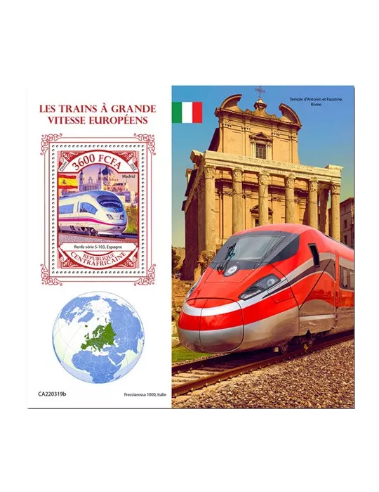 n° 2058 - Timbre CENTRAFRIQUE Blocs et feuillets