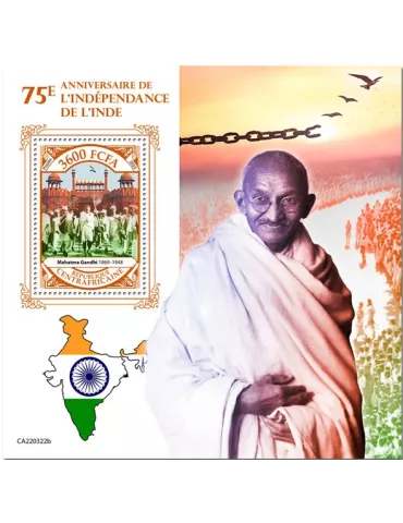 n° 2061 - Timbre CENTRAFRIQUE Blocs et feuillets