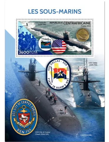 n° 2101 - Timbre CENTRAFRIQUE Blocs et feuillets