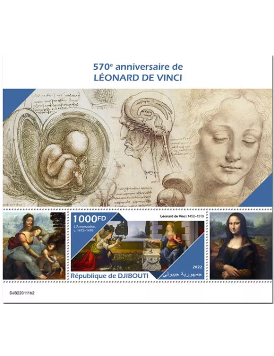 n° 791 - Timbre DJIBOUTI Blocs et feuillets