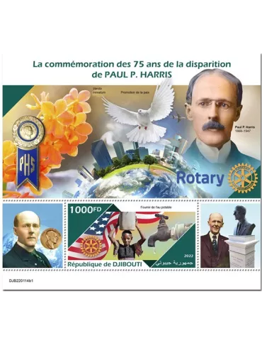 n° 796 - Timbre DJIBOUTI Blocs et feuillets