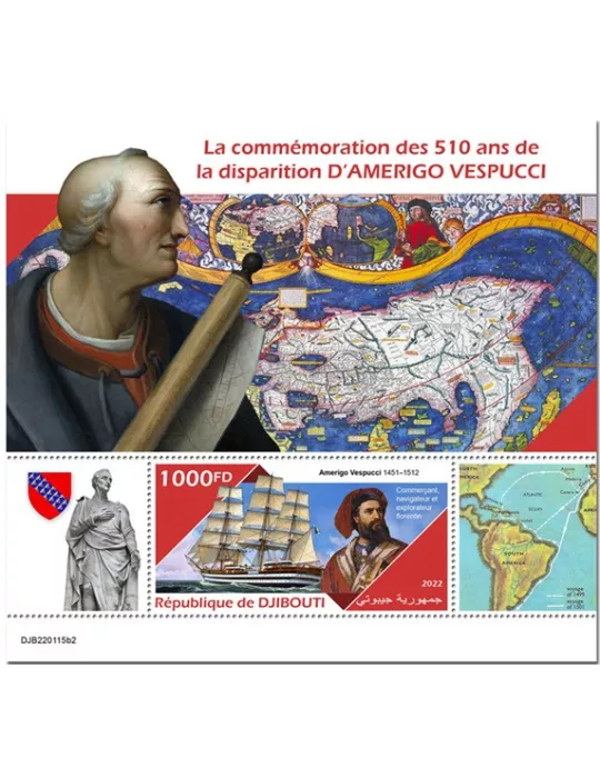 n° 799 - Timbre DJIBOUTI Blocs et feuillets