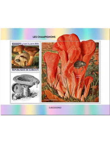 n° 817 - Timbre DJIBOUTI Blocs et feuillets