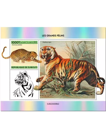 n° 825 - Timbre DJIBOUTI Blocs et feuillets