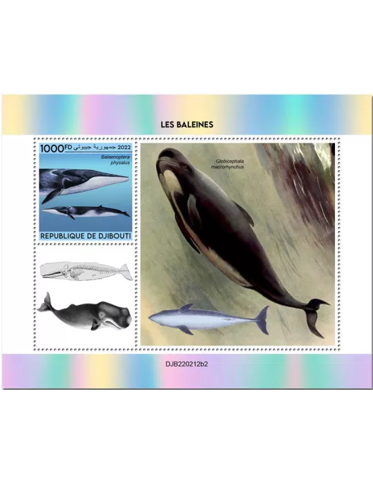 n° 833 - Timbre DJIBOUTI Blocs et feuillets