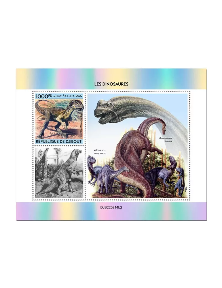 n° 837 - Timbre DJIBOUTI Blocs et feuillets