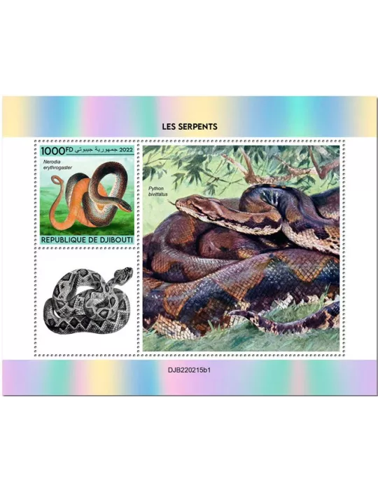 n° 838 - Timbre DJIBOUTI Blocs et feuillets