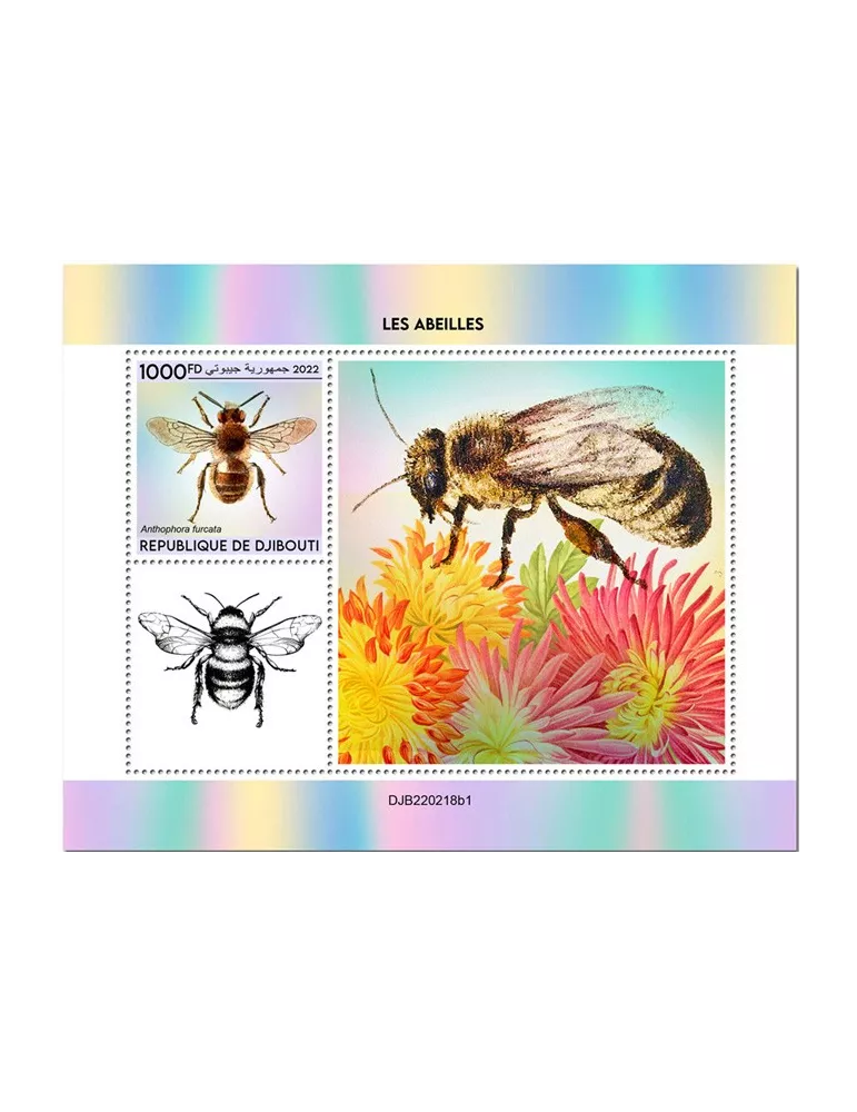 n° 844 - Timbre DJIBOUTI Blocs et feuillets