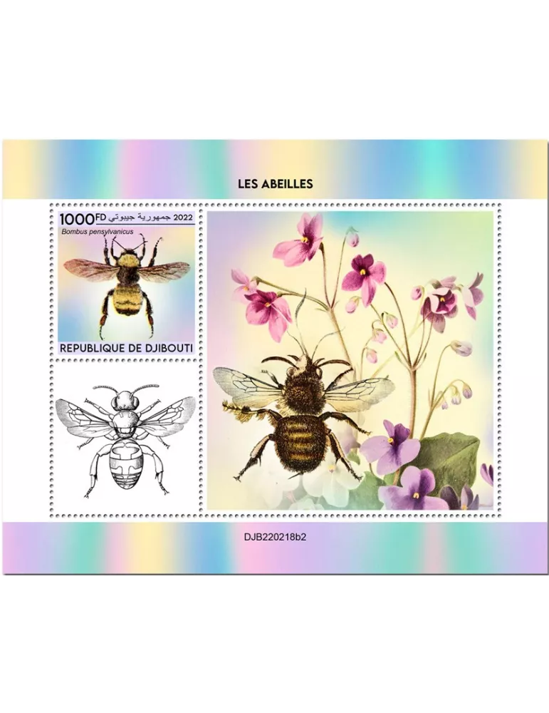 n° 845 - Timbre DJIBOUTI Blocs et feuillets