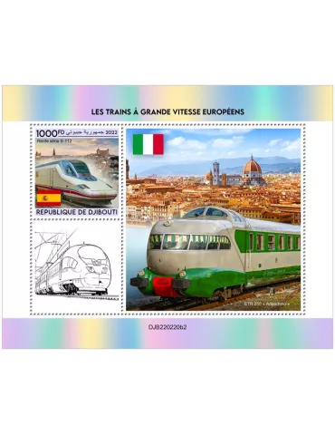 n° 849 - Timbre DJIBOUTI Blocs et feuillets