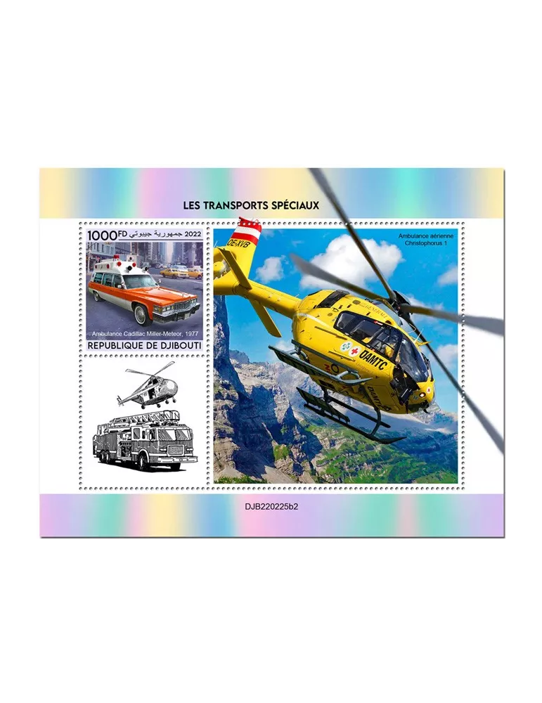 n° 859 - Timbre DJIBOUTI Blocs et feuillets