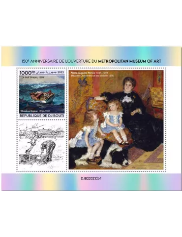 n° 872 - Timbre DJIBOUTI Blocs et feuillets