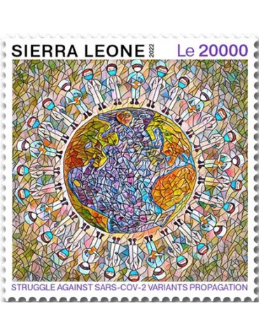 n° 10845/10848 - Timbre SIERRA LEONE Poste
