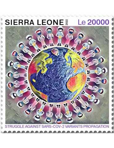 n° 10845/10848 - Timbre SIERRA LEONE Poste 2