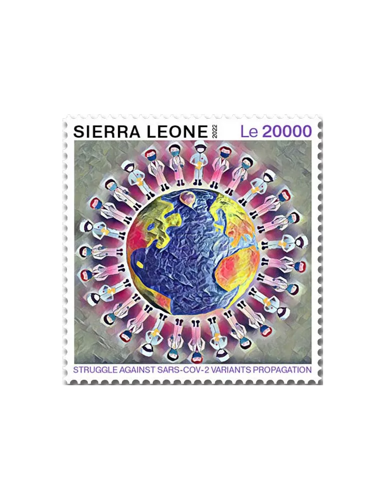n° 10845/10848 - Timbre SIERRA LEONE Poste