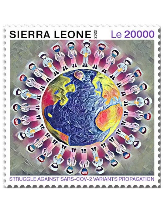 n° 10845/10848 - Timbre SIERRA LEONE Poste