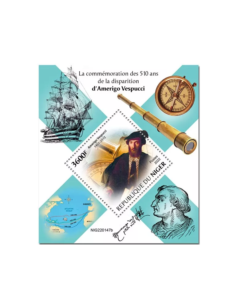 n° 1436 - Timbre NIGER Blocs et feuillets