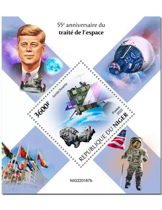 n° 1456 - Timbre NIGER Blocs et feuillets