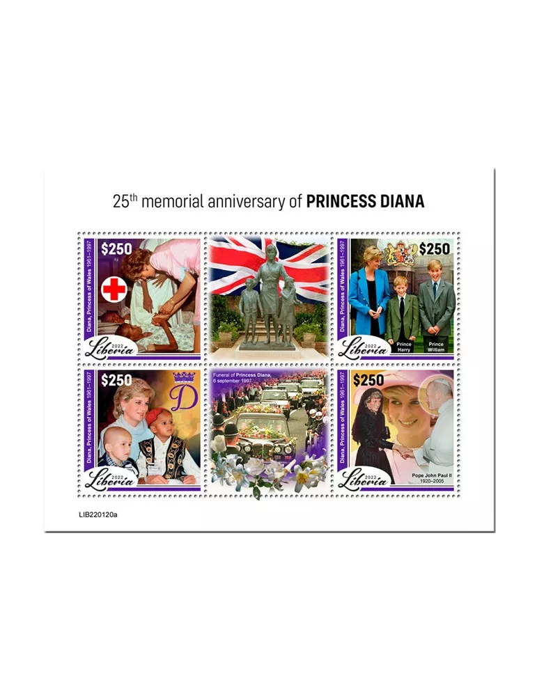 n° 6958/6961 - Timbre LIBERIA Poste