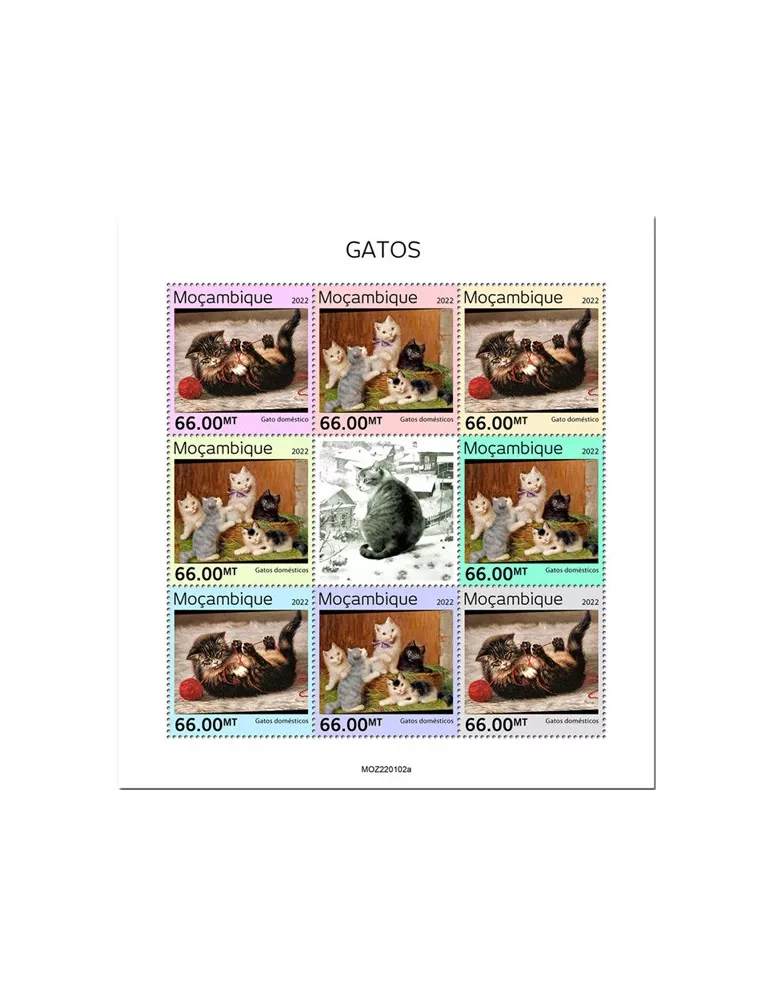 n° 9378/9385 - Timbre MOZAMBIQUE Poste