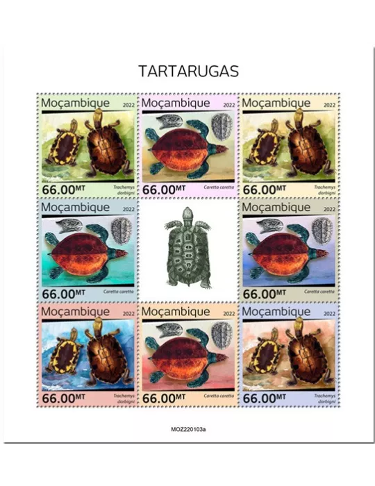 n° 9386/9393 - Timbre MOZAMBIQUE Poste