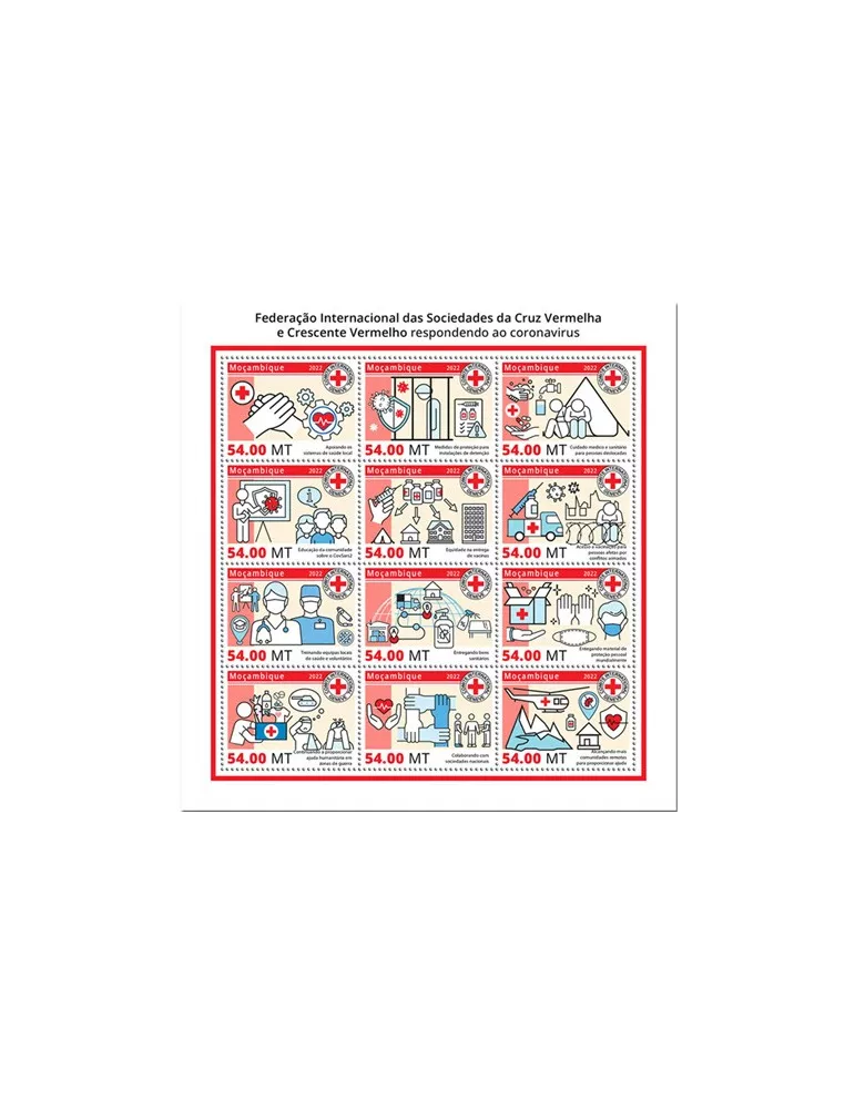 n° 9528/9539 - Timbre MOZAMBIQUE Poste
