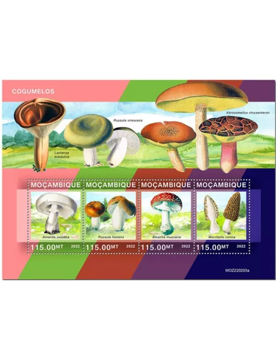 n° 9560/9563 - Timbre MOZAMBIQUE Poste