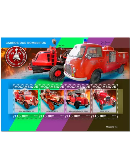 n° 9608/9611 - Timbre MOZAMBIQUE Poste