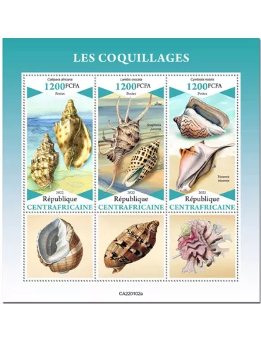n° 8793/8795 - Timbre CENTRAFRIQUE Poste
