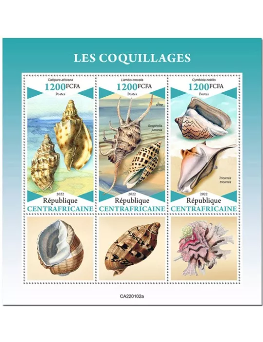 n° 8793/8795 - Timbre CENTRAFRIQUE Poste