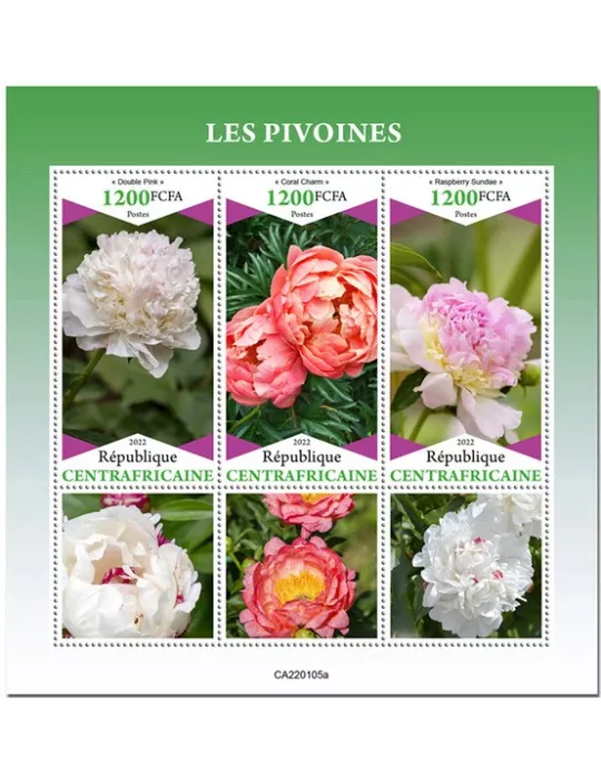 n° 8802/8804 - Timbre CENTRAFRIQUE Poste