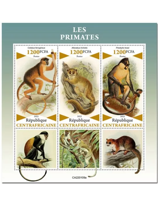 n° 8814/8816 - Timbre CENTRAFRIQUE Poste