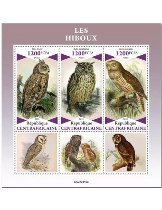 n° 8832/8834 - Timbre CENTRAFRIQUE Poste