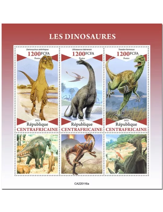 n° 8835/8837 - Timbre CENTRAFRIQUE Poste