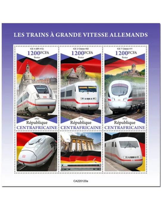 n° 8847/8849 - Timbre CENTRAFRIQUE Poste