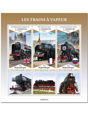 n° 8850/8852 - Timbre CENTRAFRIQUE Poste