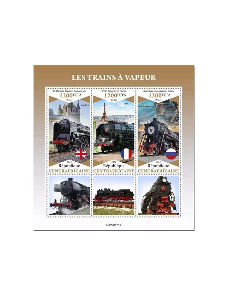 n° 8850/8852 - Timbre CENTRAFRIQUE Poste