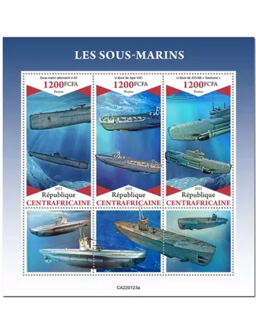 n° 8856/8858 - Timbre CENTRAFRIQUE Poste