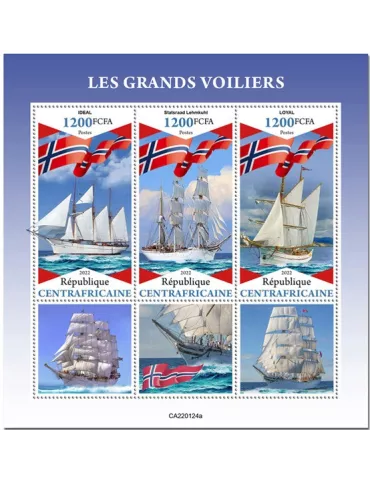 n° 8859/8861 - Timbre CENTRAFRIQUE Poste