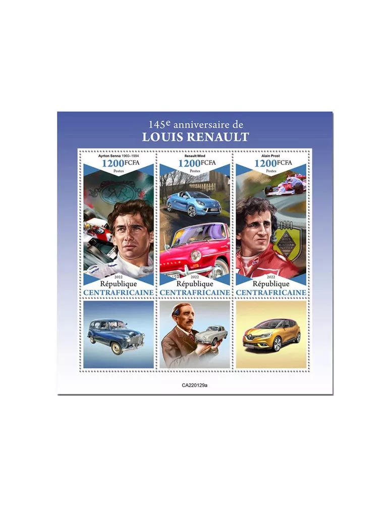 n° 8874/8876 - Timbre CENTRAFRIQUE Poste