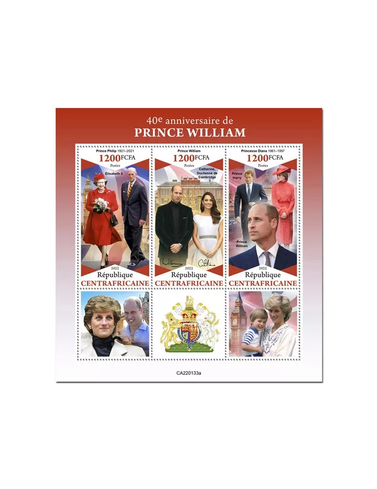 n° 8886/8888 - Timbre CENTRAFRIQUE Poste