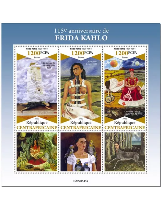 n° 8910/8912 - Timbre CENTRAFRIQUE Poste