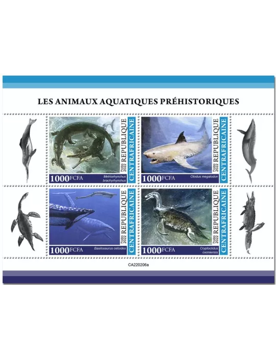 n° 8962/8965 - Timbre CENTRAFRIQUE Poste