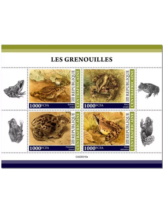 n° 8997/9000 - Timbre CENTRAFRIQUE Poste