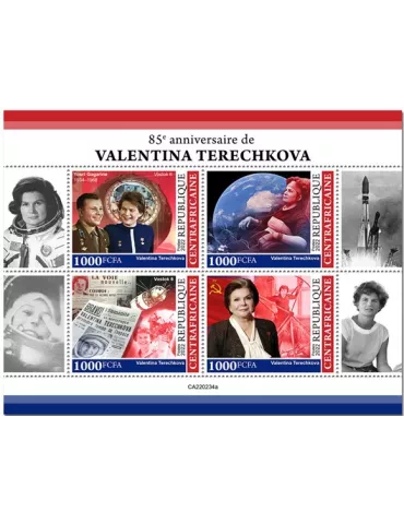 n° 9073/9076 - Timbre CENTRAFRIQUE Poste