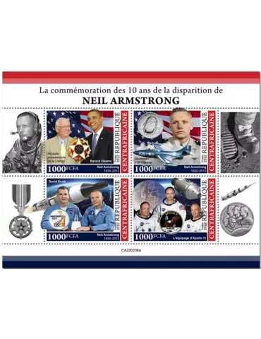 n° 9081/9084 - Timbre CENTRAFRIQUE Poste