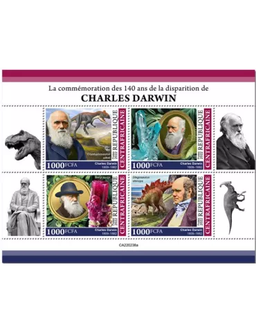 n° 9089/9092 - Timbre CENTRAFRIQUE Poste