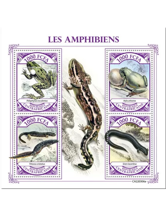 n° 9121/9124 - Timbre CENTRAFRIQUE Poste