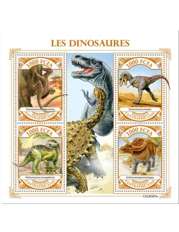 n° 9125/9128 - Timbre CENTRAFRIQUE Poste